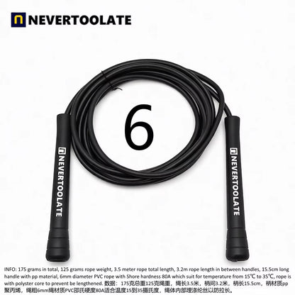 NeverTooLate™ ProSpeed Jump Rope – Lightweight, Durable &amp; Fast